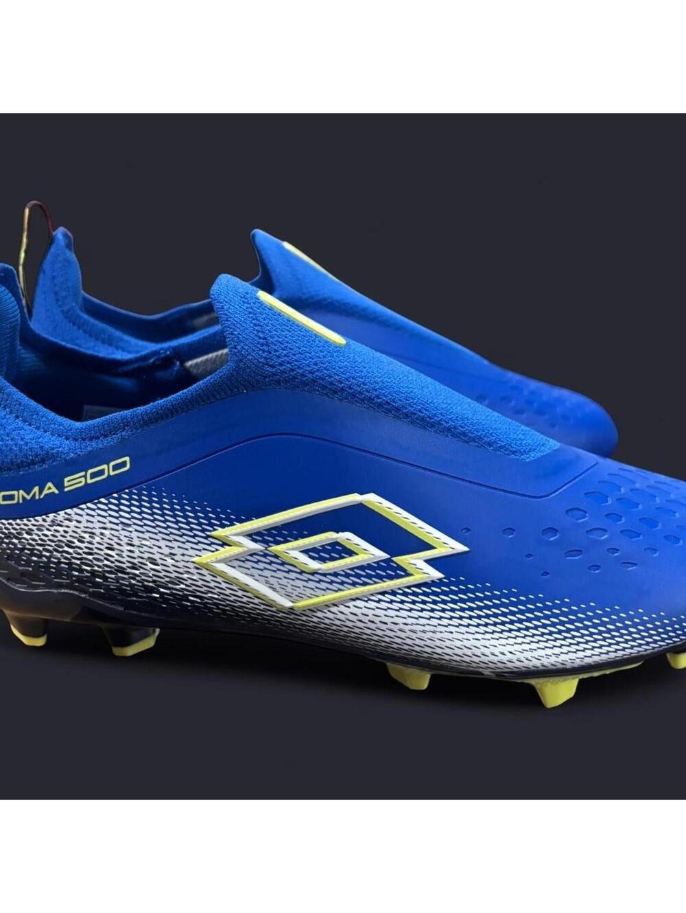 Lotto Roma 500 Soccer Cleats Blue Youth Size 4
